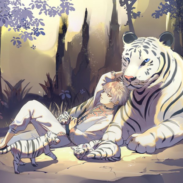兒子與白虎
