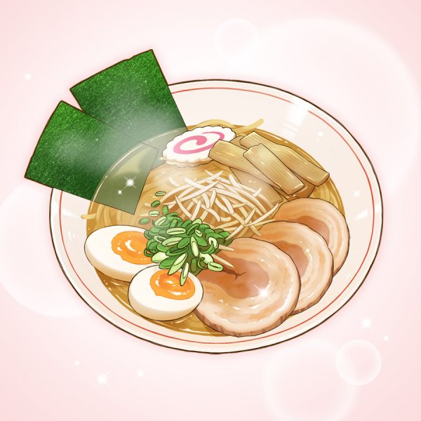 【食物插畫】日式拉麵